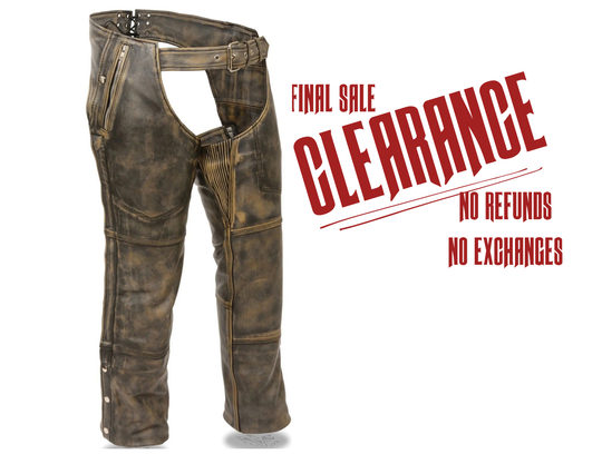 The "Patriot" Chaps Brown CLOSEOUT!!