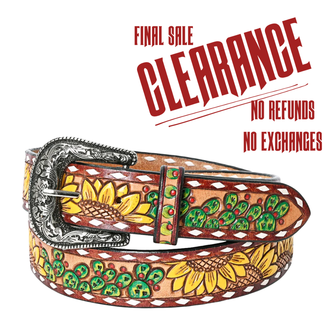The High Desert Buckstitch Belt CLEARANCE!