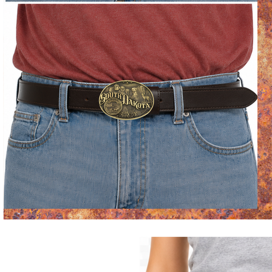 South Dakota State Buckle