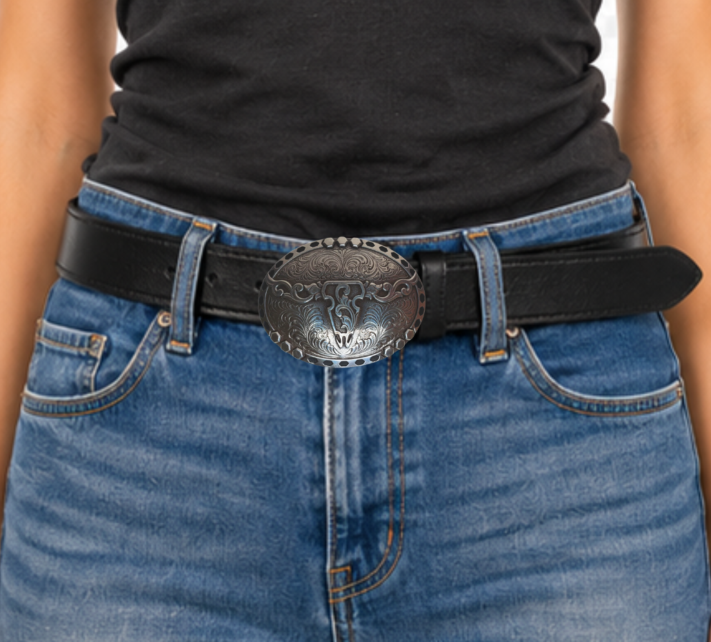 The "Wright Longhorn" Buckle