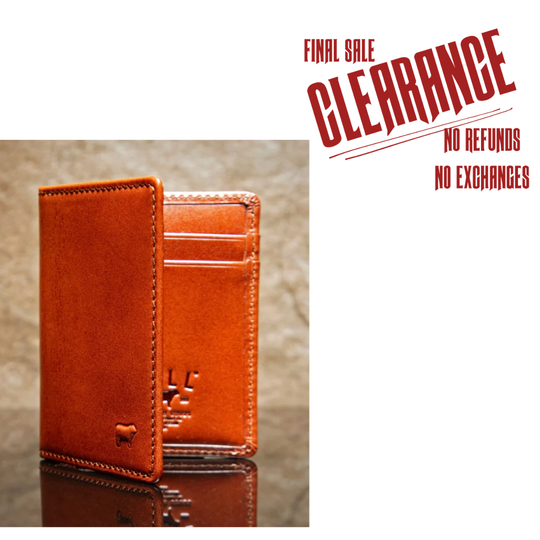 Italian Glazed Calf Front Pocket CLOSEOUT!
