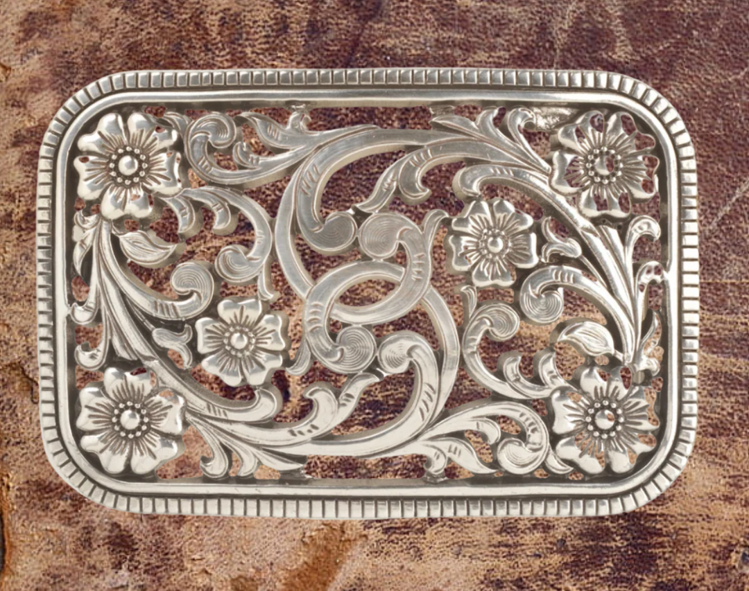 The "Marigold Vine" Belt Buckle