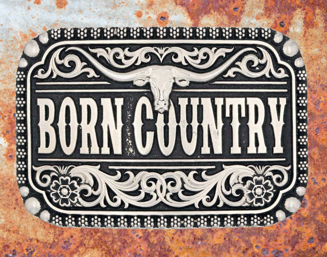 Born Country Belt Buckle