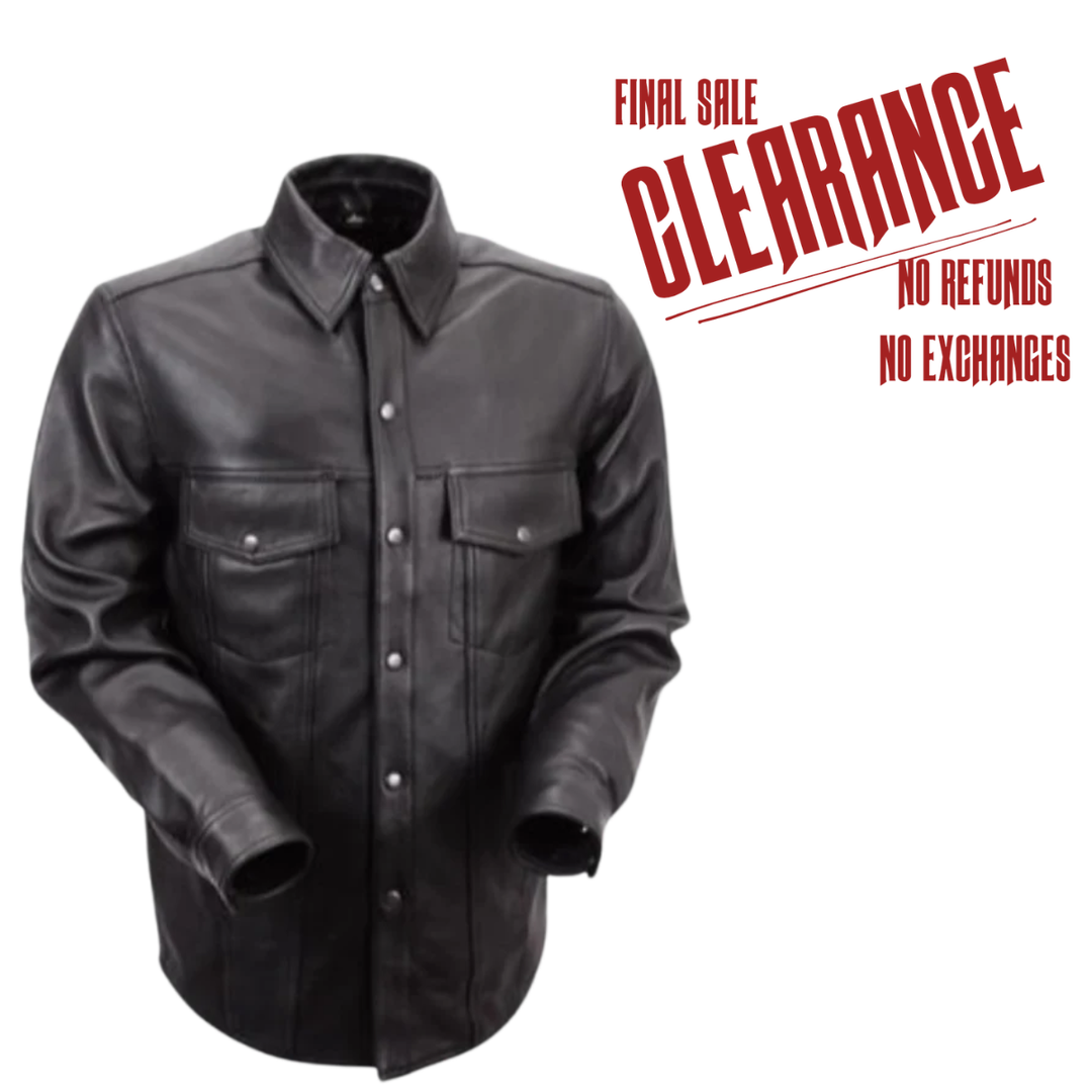 The "Milestone" Leather Riding Shirt CLOSEOUT!