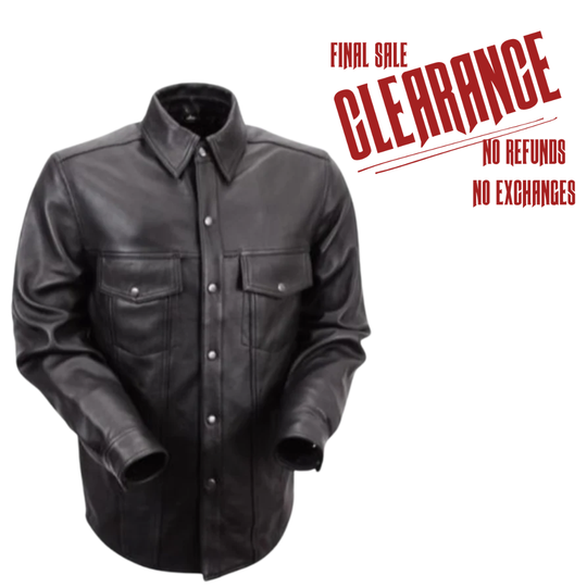 The "Milestone" Leather Riding Shirt CLOSEOUT!