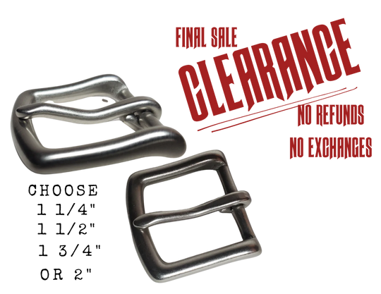 The Hillsboro Solid Brass Buckle CLOSEOUT!