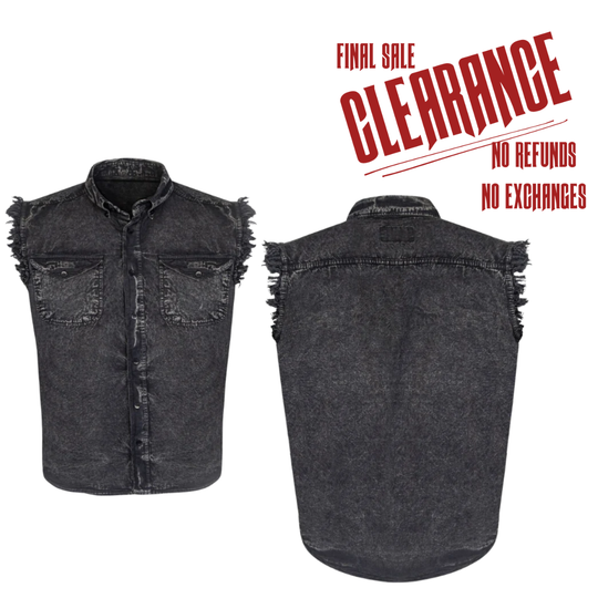 Stonewash Sleeveless Shirt CLOSEOUT!