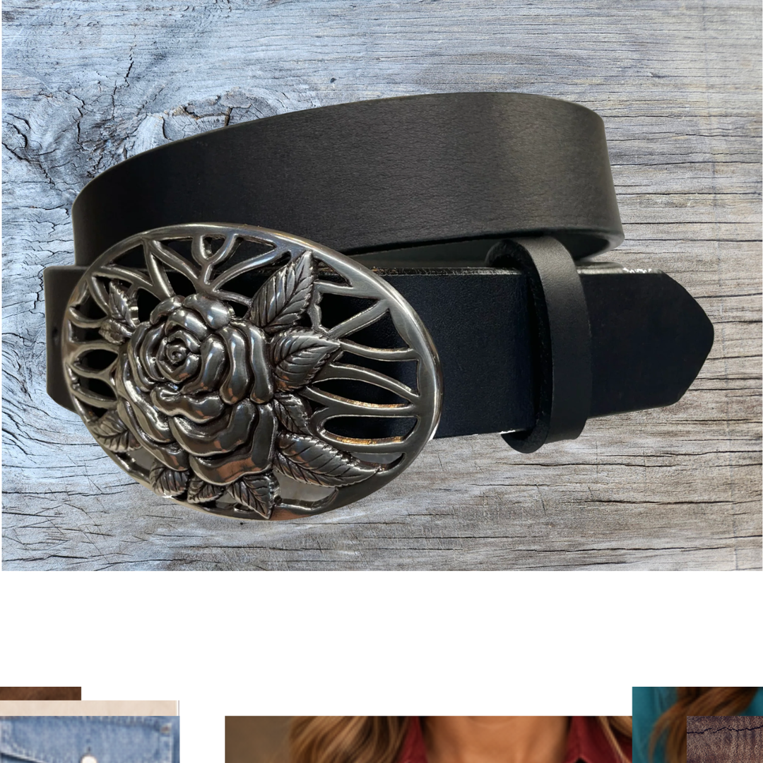 "El Rosa" Buckle Combo Set