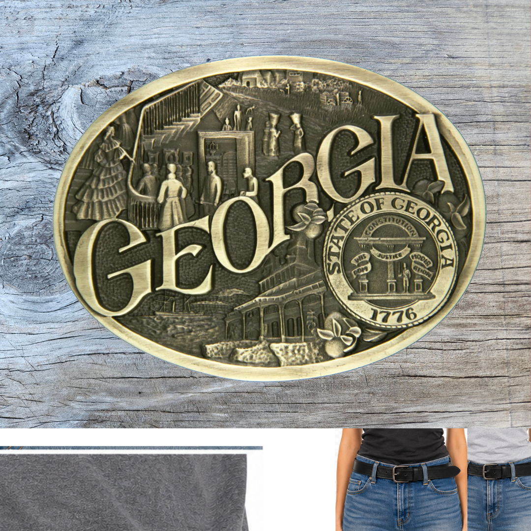 Georgia State Buckle