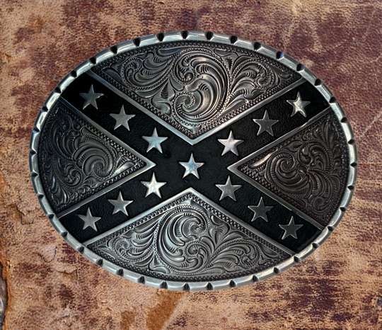 Nocona Heritage Stars/Bars Belt Buckle