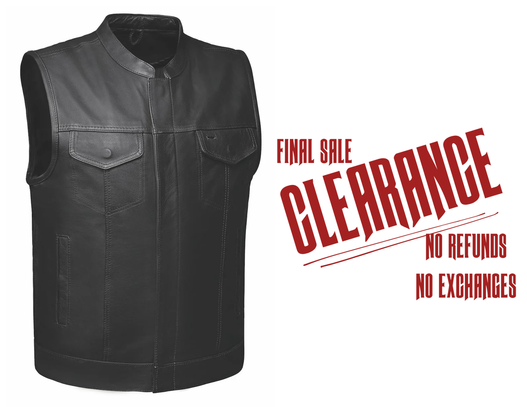 The Club Vest  ZIP SIDE     CLEARANCE