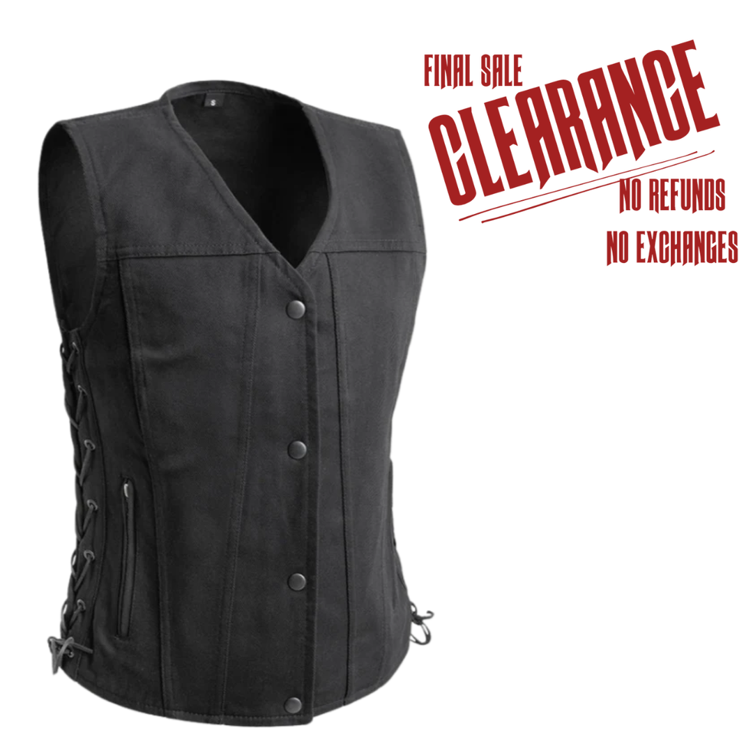 The "Tiff" Denim Vest  CLOSEOUT!