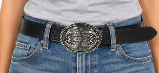 Western Reflections Belt Buckle