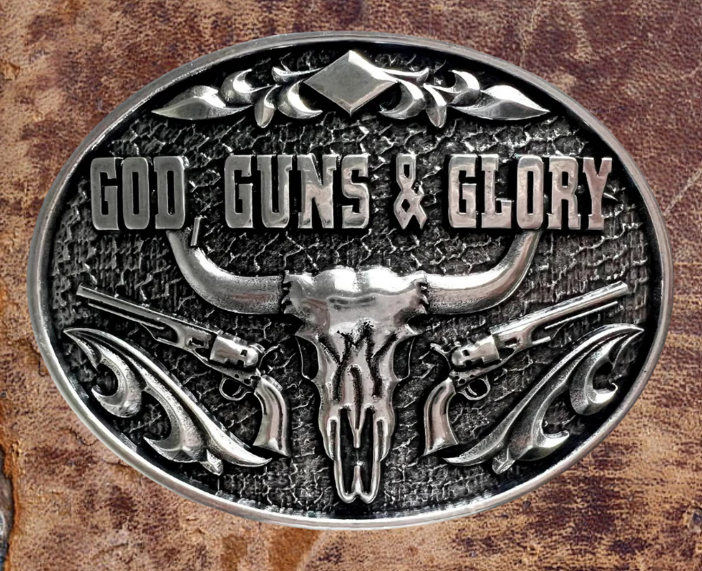 God, Gun's, & Glory Belt Buckle