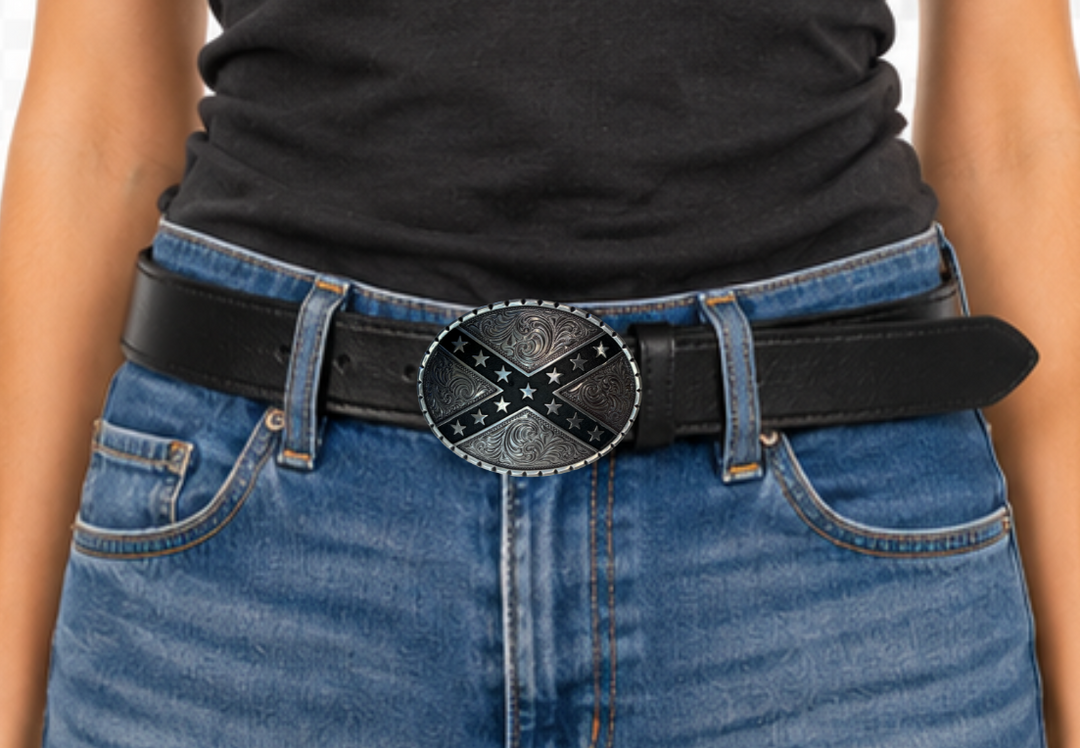 Nocona Heritage Stars/Bars Belt Buckle