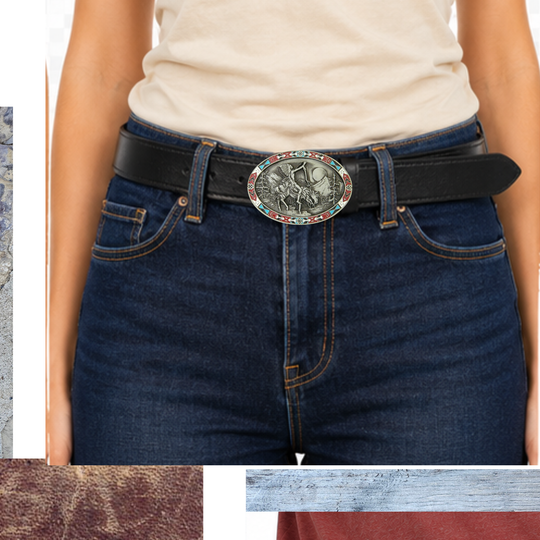 The "End of the Trail" Belt Buckle