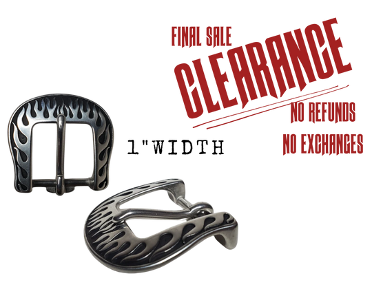 The Fire Heel Style Buckle CLOSEOUT!
