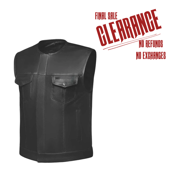 The "Shortie" Leather Vest CLOSEOUT!