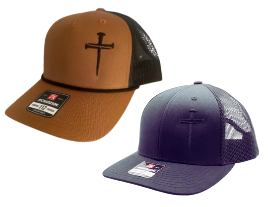 3 Nail Cross Hat