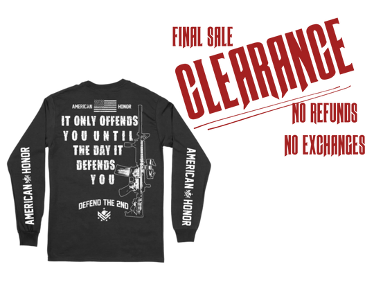American Honor Defend Long Sleeve  CLOSEOUT!