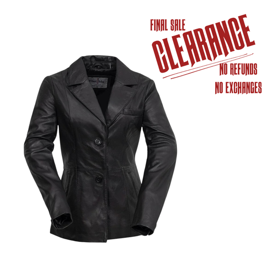 The "Dahlia" Blazer Ladies Fashion Leather Jacket CLOSEOUT!