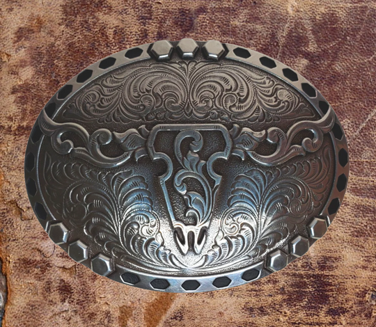 The "Wright Longhorn" Buckle