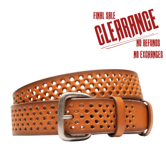 Perforated Dress Belt CLOSEOUT!