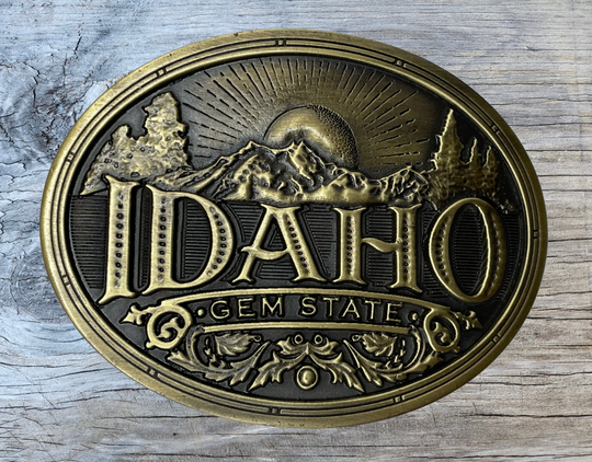 Idaho State Buckle