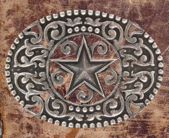 Western Plains Star Belt Buckle