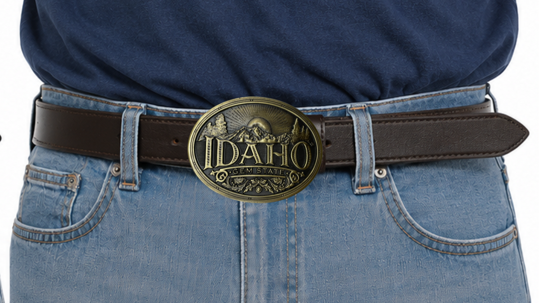 Idaho State Buckle