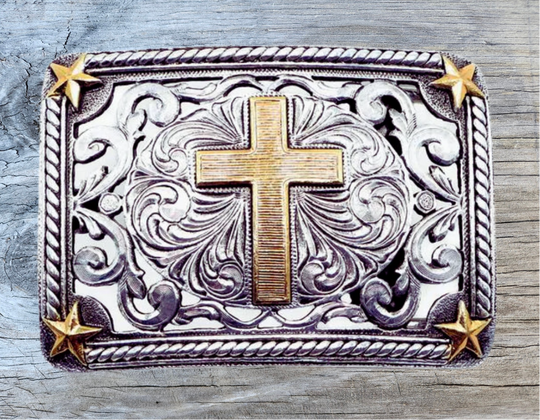 Rom. 1:16 Cross Belt Buckle