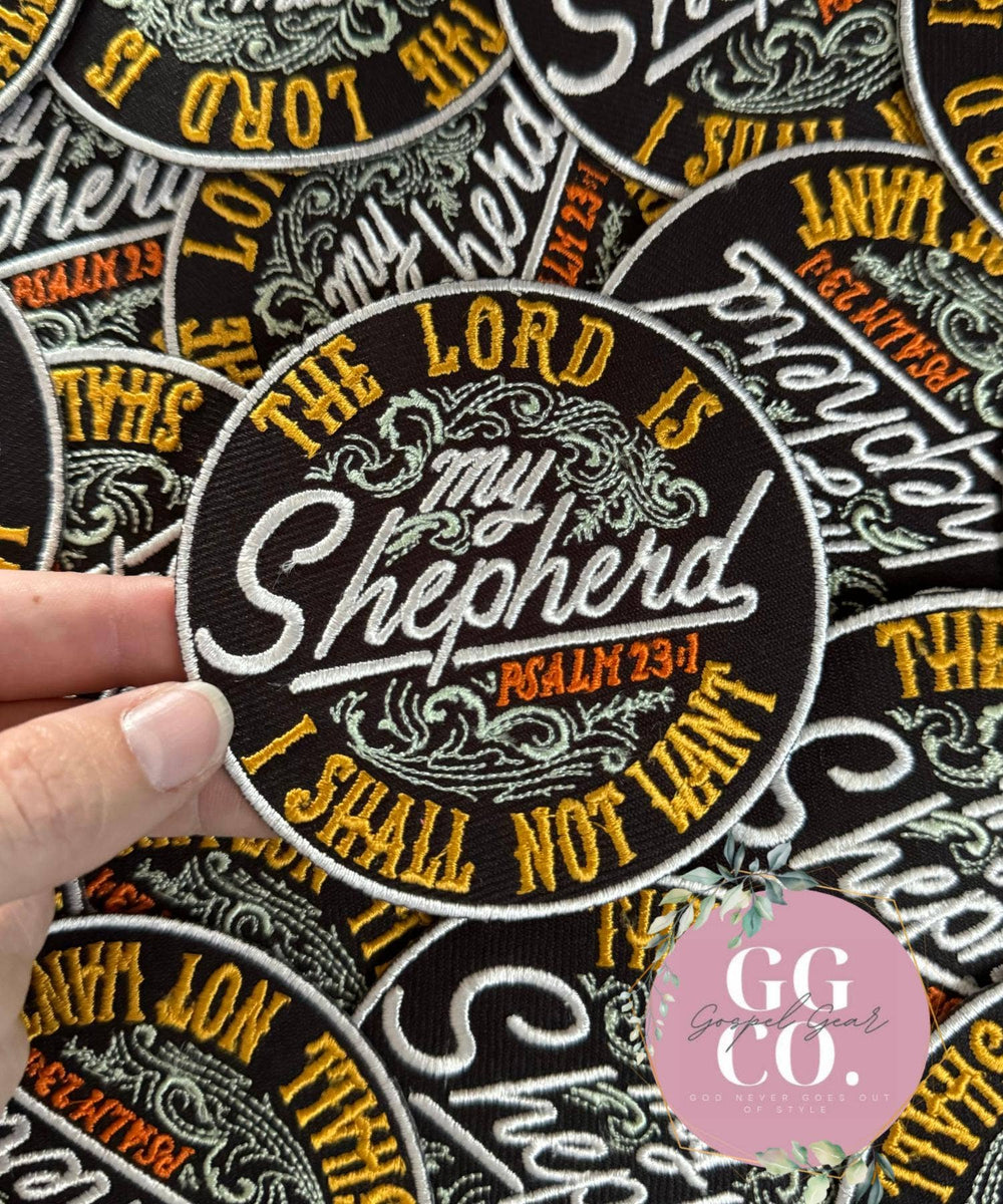 The Lord Is My Shepherd Embroidered Patch