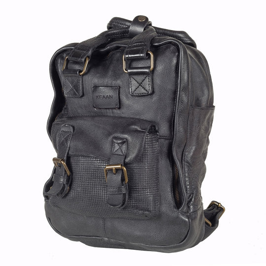 Our Enzo is a unisex backpack that's big enough to carry a lot of everyday stuff, compact enough to take it with you every day. Stylish enough to get noticed. Equestrian grade brass hardware. Super soft Full grain vegetable-tanned leather and well built for years of airports and daily commutes. Uber over to Smyrna, TN not far from Franklin and check one during store hours!