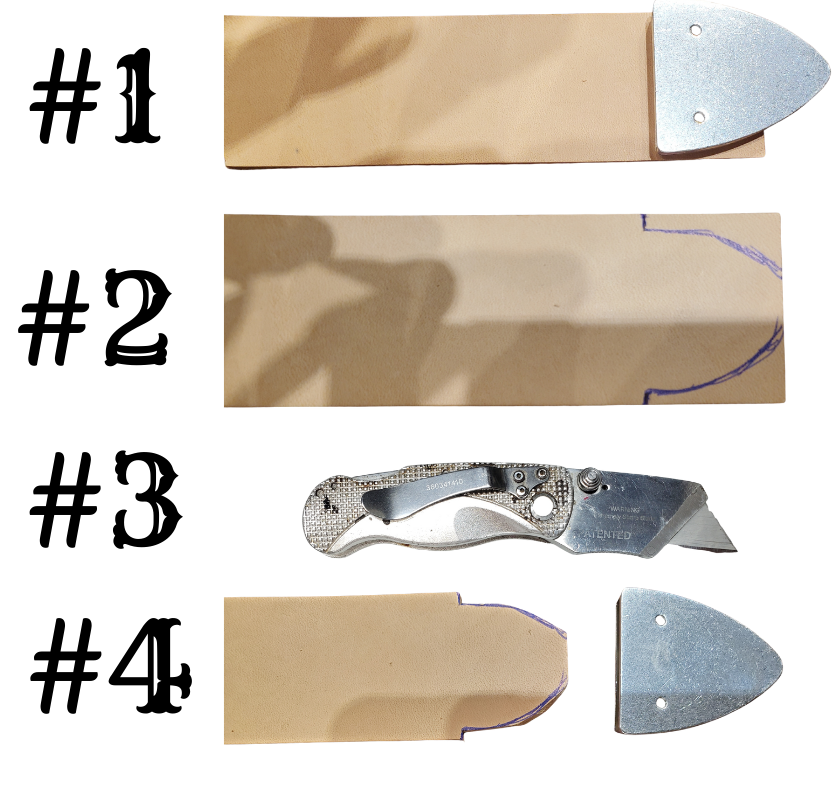 How to attach buckle tip.