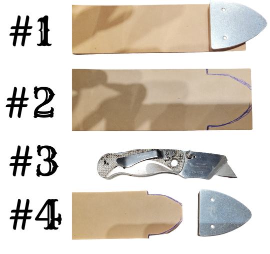 How to attach buckle tip.