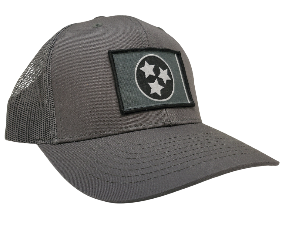 Tennessee Tri Star Flag Cap – Buckle and Hide Leather