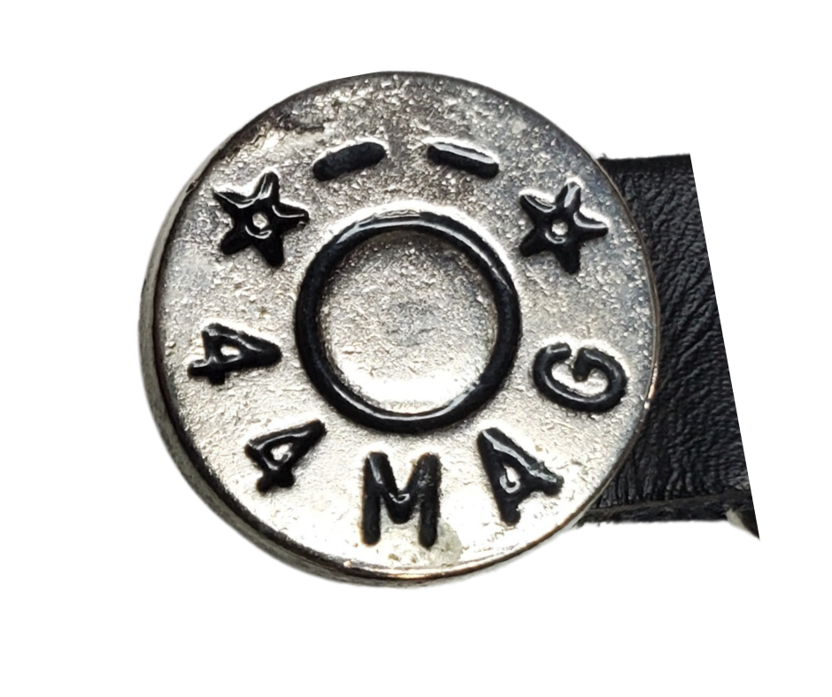 Vest Chains...a great accessory for your vest. Sure they look great but they offer some great options for your riding. In our experience most folks will use at least 2 but some will go with more, it's your choice. These options are the basic chrome plated double chain with leather ends (with exception of Single Chain). The average length is approx. 4"- 4 1/2" long. Snaps are attached with a leather folded part. Please note the ladies vests snap opposite side to the men. Each Sold Individually. 