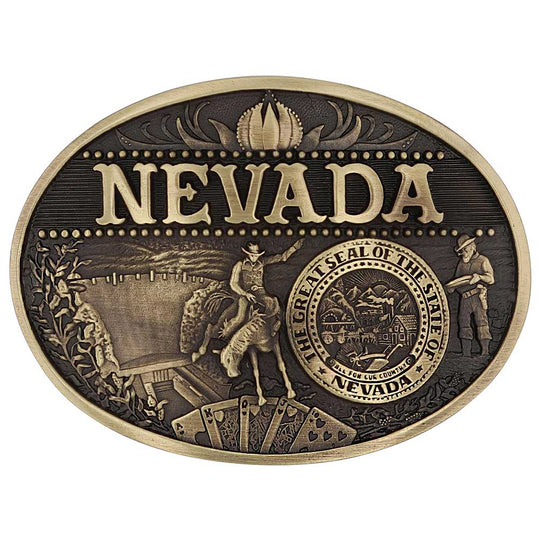 Nevada State Buckle