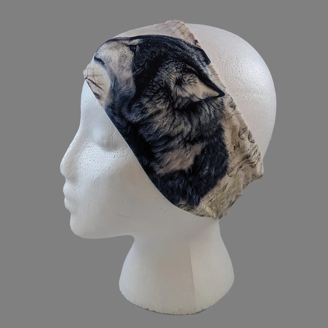 Wolves Head Wrap &amp; Tie Back CLOSEOUT!