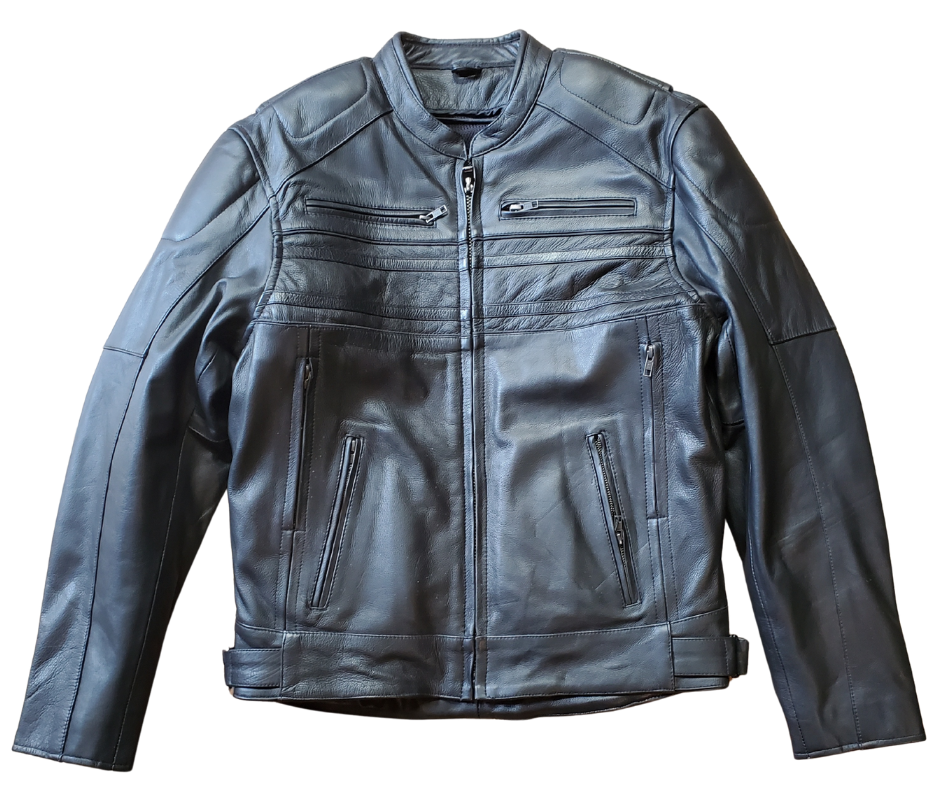 The "Davidson" Leather Motorcycle Jacket