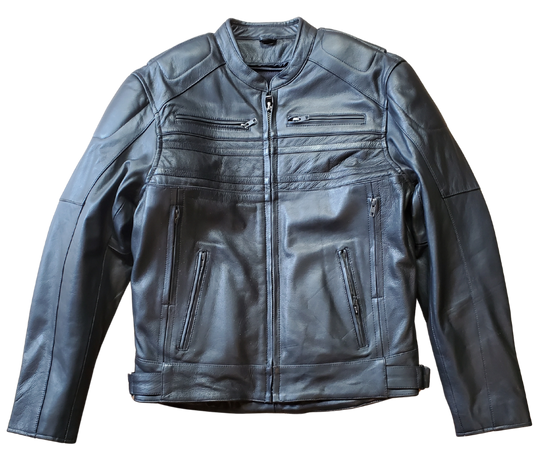 The "Davidson" Leather Motorcycle Jacket