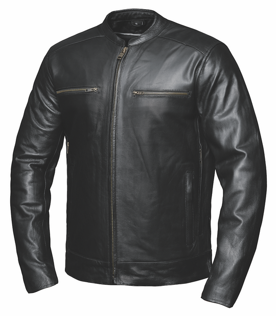 The "Scooter" Leather Motorcycle Jacket