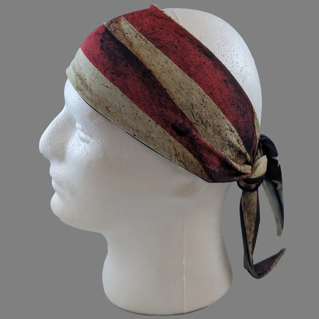 USA Flag Tie Back Head Wrap CLOSEOUT!