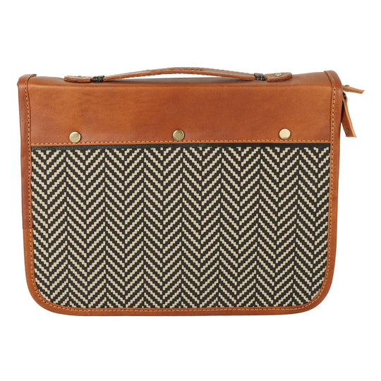 Bible Cover Herringbone Medium