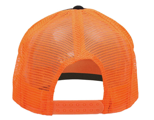 Back view - BADD Bikers Against Dumb Drivers" snap back trucker hats are made from high quality 5 panel construction. Each one is adjustable with a plastic snap closure and a curved bill featuring an original let everyone know how proud you are to be a biker! Available at our Smyrna, TN shop not far from Bumpus HD in Murfreesboro.