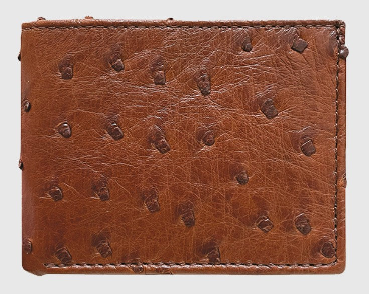 Stetson Ostrich Bi-Fold Wallet