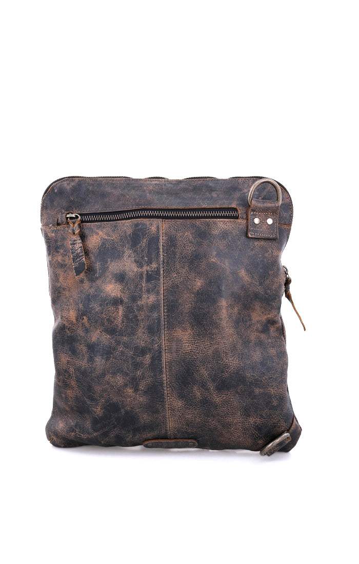 The Aiken is a convertible crossbody bag made from Artisan veg-tanned leather.  Secure metal zip-top closure, and 3 exterior zip pockets, all with security tabs. One pocket is conveniently placed on the front with credit card and pen slots. An adjustable crossbody strap is removable to switch up bag’s rotation. Aiken is organic cotton lined with 2 slip pockets inside and one larger zippered pocket. 
12L x 13H x 1W
Handmade in Leon, Mexico
Made by Bed/Stu. Stocked in our Smyrna, TN shop.