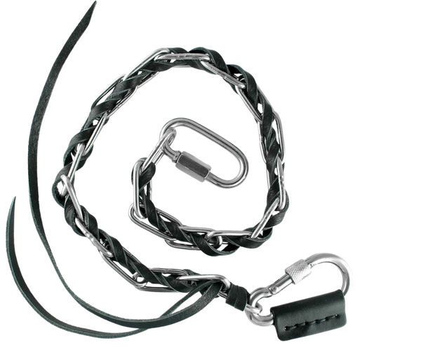 Leather and Steel Wallet Chain – Buckle and Hide Leather