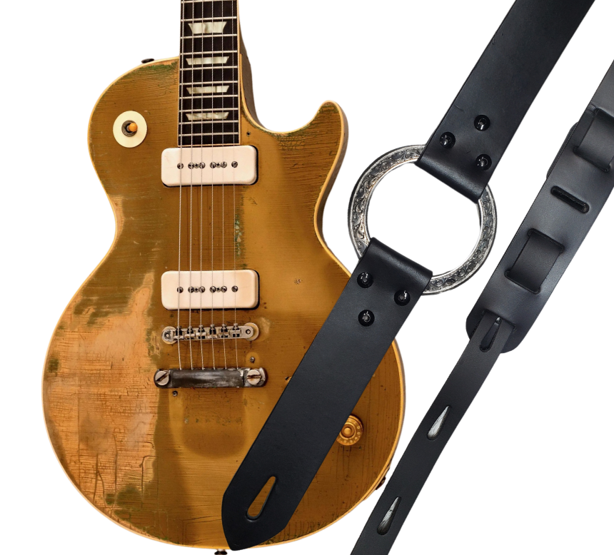 Bad Company Leather Guitar Strap