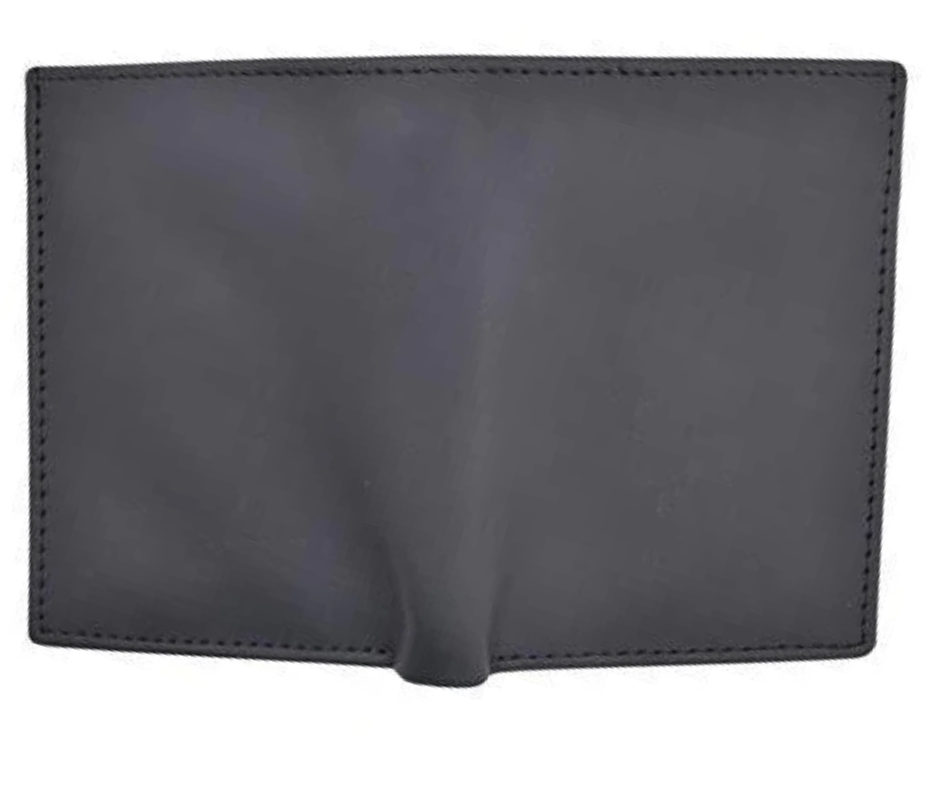 Black Leather Bifold Badge protector Bifold. I.D. Badge pocket and 2 cash pockets, drivers license Slot, 7 card Slots, 2 underside pockets and Fits most CDCR styles badges in a recessed badge shape. Imported, Great Value. In stock at our Smyrna, TN shop not far from Nashville.